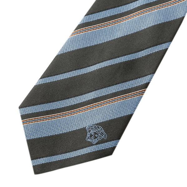 並行輸入 ヴェルサーチ ネクタイ SILK TIE 0679 0002 グレー/ブルー 青 爆買 | VERSACE | 02
