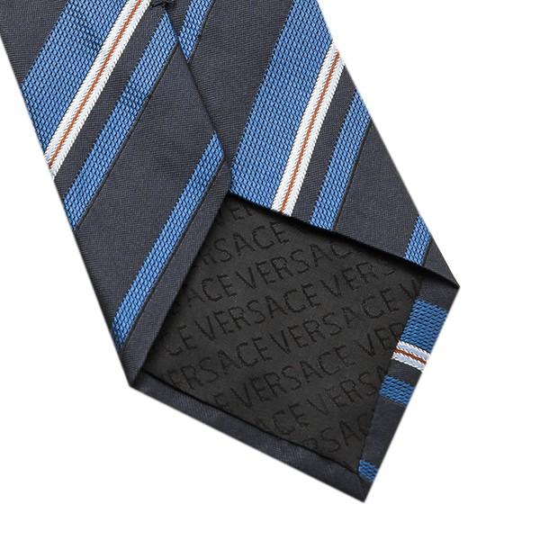 並行輸入 ヴェルサーチ ネクタイ SILK TIE 0679 0005 ネイビー/ブルー 青 爆買 | VERSACE | 05