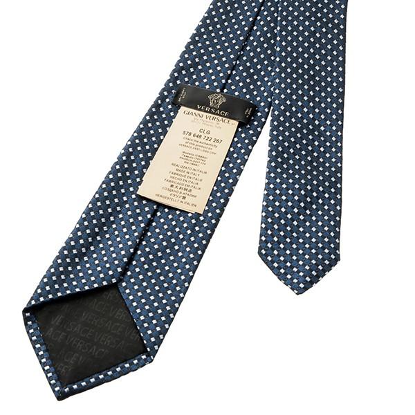 並行輸入 ヴェルサーチ ネクタイ SILK TIE 0685 0002 ブルー 青 爆買 | VERSACE | 03