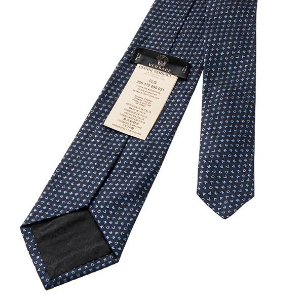 並行輸入 ヴェルサーチ ネクタイ SILK TIE 0699 0002 ネイビー/ブルー 青 爆買 | VERSACE | 03