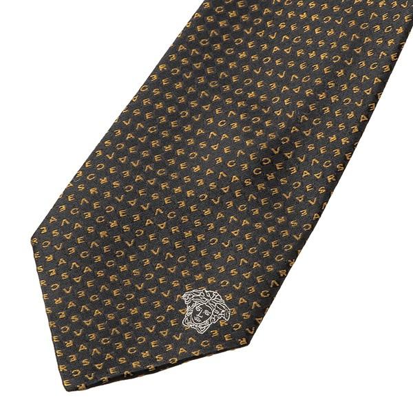 並行輸入 ヴェルサーチ ネクタイ SILK TIE 0699 0004 ネイビー/イエロー系 爆買 | VERSACE | 01