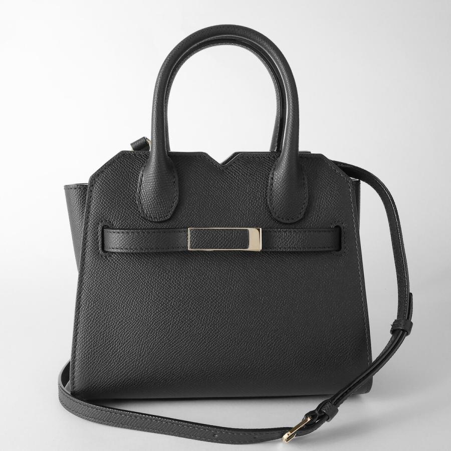 ヴァレクストラ ハンドバッグ 鍵付き 手持ち レザー ブラック Valextra Boxy レザーハンドバッグ ミニ | ブラック | FARFETCH JP