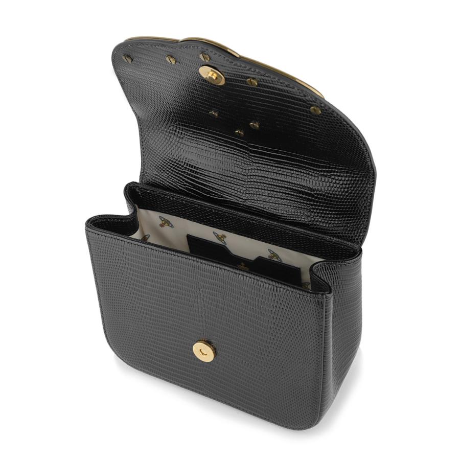並行輸入 ヴィヴィアン ウエストウッド ショルダーバッグ Vivienne Westwood リンダ 43040069U L004F N401レディース ブラック 黒 爆買の画像