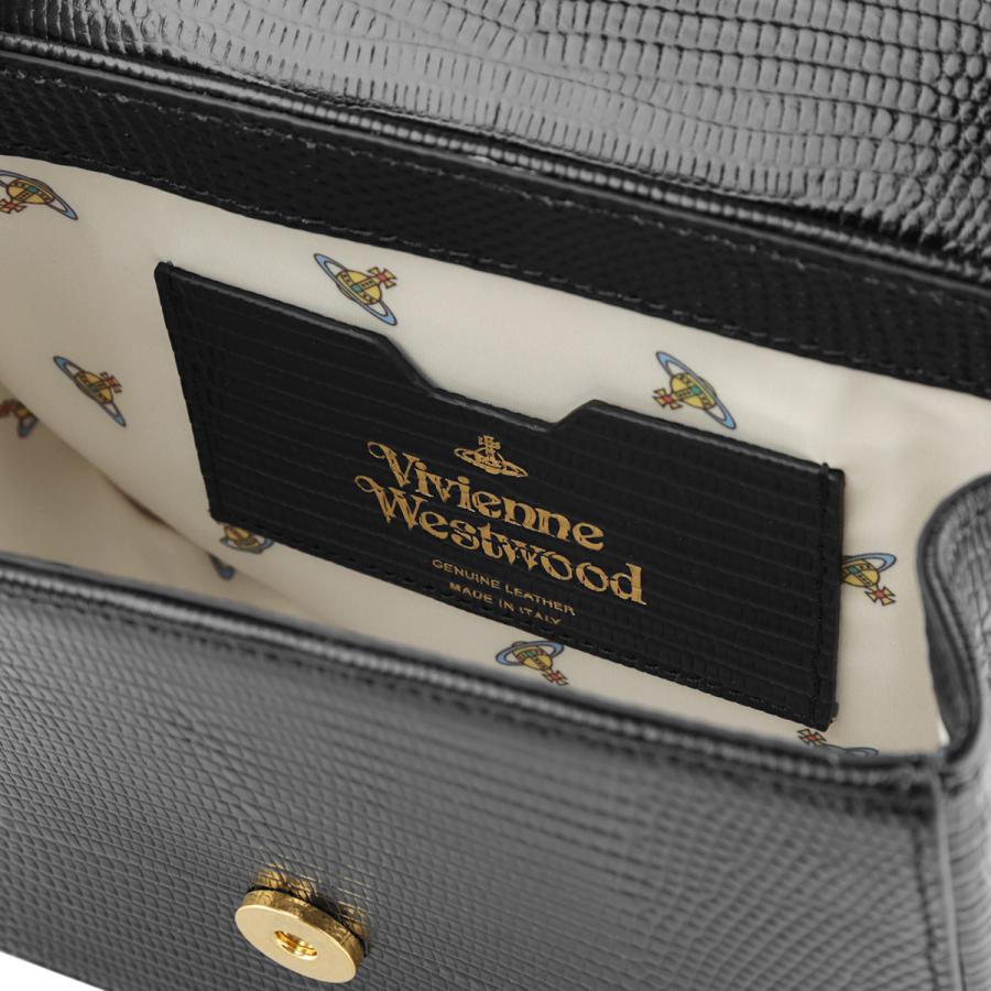 並行輸入 ヴィヴィアン ウエストウッド ショルダーバッグ Vivienne Westwood リンダ 43040069U L004F N401レディース ブラック 黒 爆買の画像