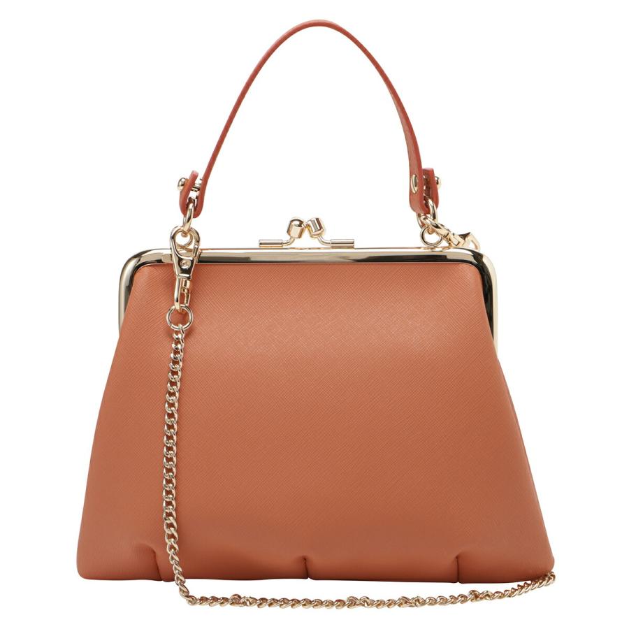 【美品】ヴィヴィアン レザー ハンドバッグ オーブ ブラウン 元袋付き ヴィヴィアンウエストウッド ショルダーバッグ/クラッチバッグ バッグ