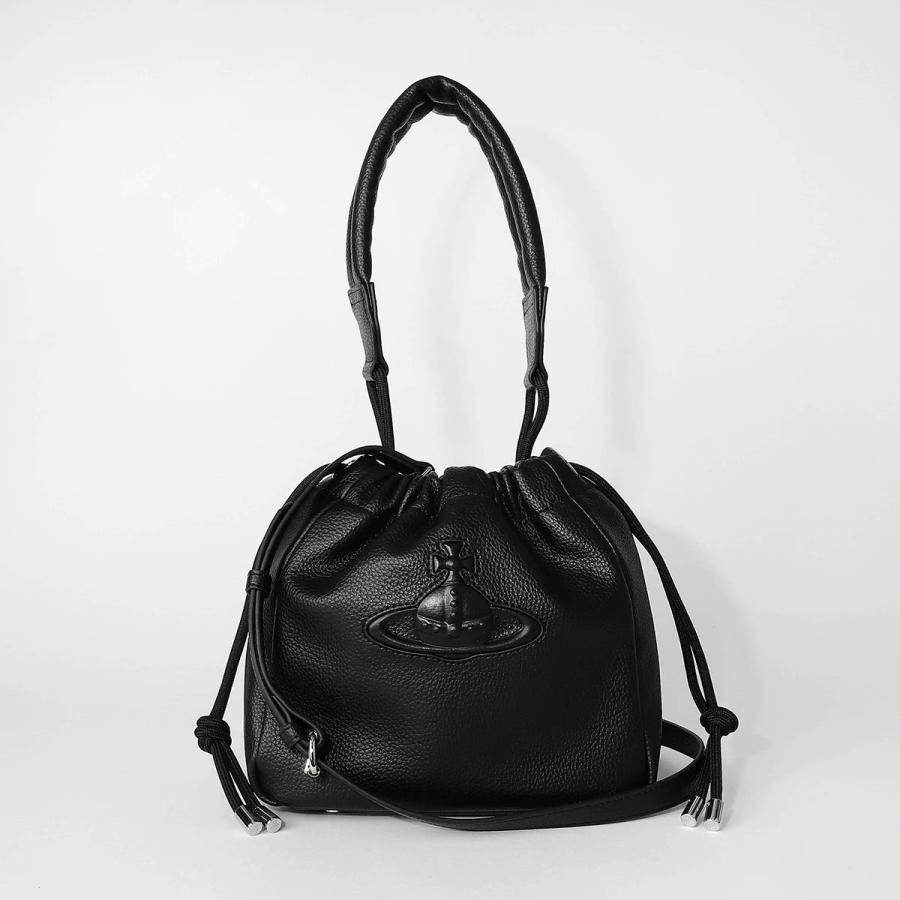 【値下げしました】ヴィヴィアンウエストウッド ハンドバッグ 黒 Vivienne Westwood（ヴィヴィアンウエストウッド） 並行輸入