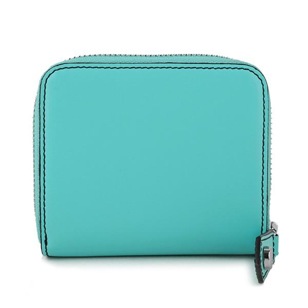 ターコイズブルー 二つ折り財布　ヴィヴィアン ターコイズブルー 二つ折り財布 ヴィヴィアン - メルカリ