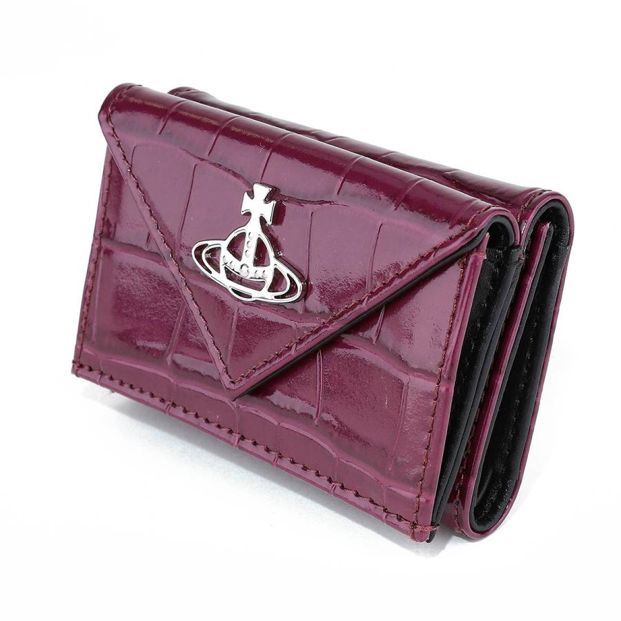 Vivienne Westwood 三つ折財布　赤　レッド　ヴィヴィアン　クロコ Vivienne Westwood（ヴィヴィアンウエストウッド） 三つ折り財布