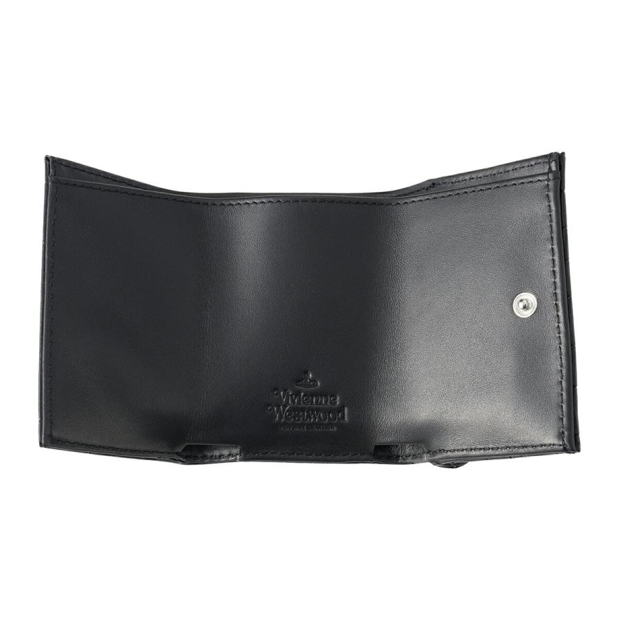 【新品】Vivienne Westwood 二つ折り財布 クロコダイル型ブラック ☆ VIVIENNE WESTWOOD ☆ クロコダイルエンボス 2つ折り財布