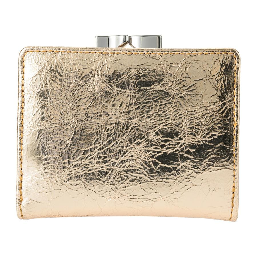 並行輸入 ヴィヴィアン ウエストウッド 3つ折り財布 Vivienne Westwood メタリック クリーシー レザー 5115002MW L00A7 R401ユニセックス ゴールド 金 | Vivienne Westwood | 01