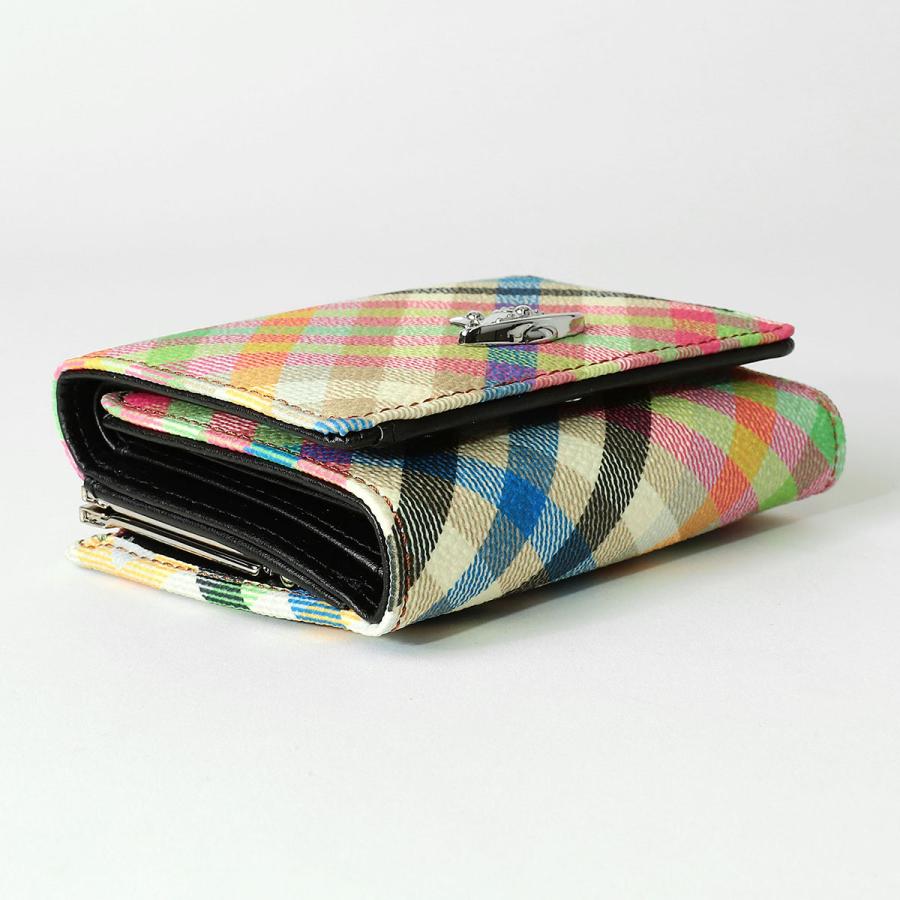Vivienne Westwood 二つ折り財布 ペイント風スプラッシュ柄 Vivienne