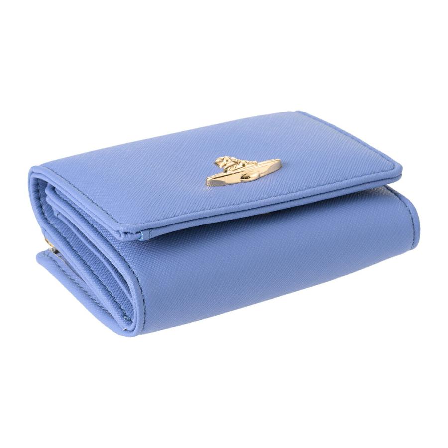 Vivienne Westwood 三つ折り財布 青 ヴィヴィアンウエストウッド Vivienne Westwood 財布 三つ折り財布