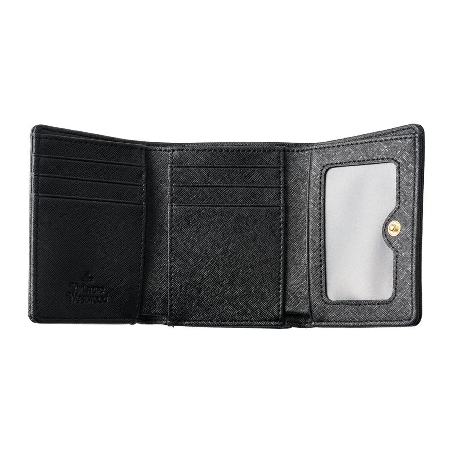 美品　ヴィヴィアンウエストウッド　ロンドン　三つ折り財布　レザー　ブラック Vivienne Westwood - 新品 ヴィヴィアン ウエストウッド