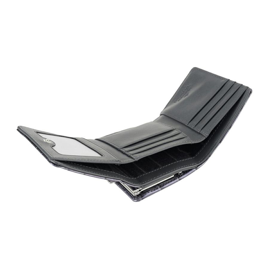 並行輸入 ヴィヴィアン ウエストウッド 3つ折り財布 Vivienne Westwood クロコダイル エンボス 5115002NW L00A2 N405ユニセックス ダークグレー | Vivienne Westwood | 04