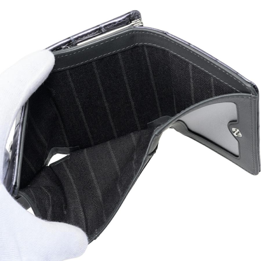 並行輸入 ヴィヴィアン ウエストウッド 3つ折り財布 Vivienne Westwood クロコダイル エンボス 5115002NW L00A2 N405ユニセックス ダークグレー | Vivienne Westwood | 05