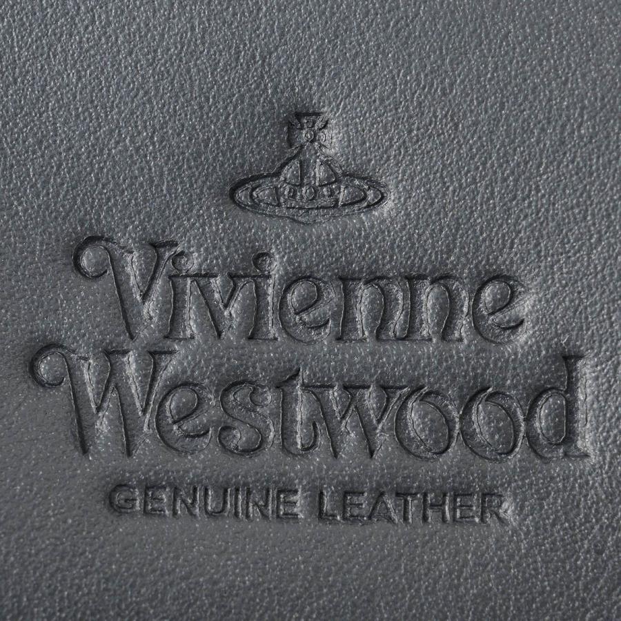 並行輸入 ヴィヴィアン ウエストウッド 3つ折り財布 Vivienne Westwood クロコダイル エンボス 5115002NW L00A2 N405ユニセックス ダークグレー | Vivienne Westwood | 08