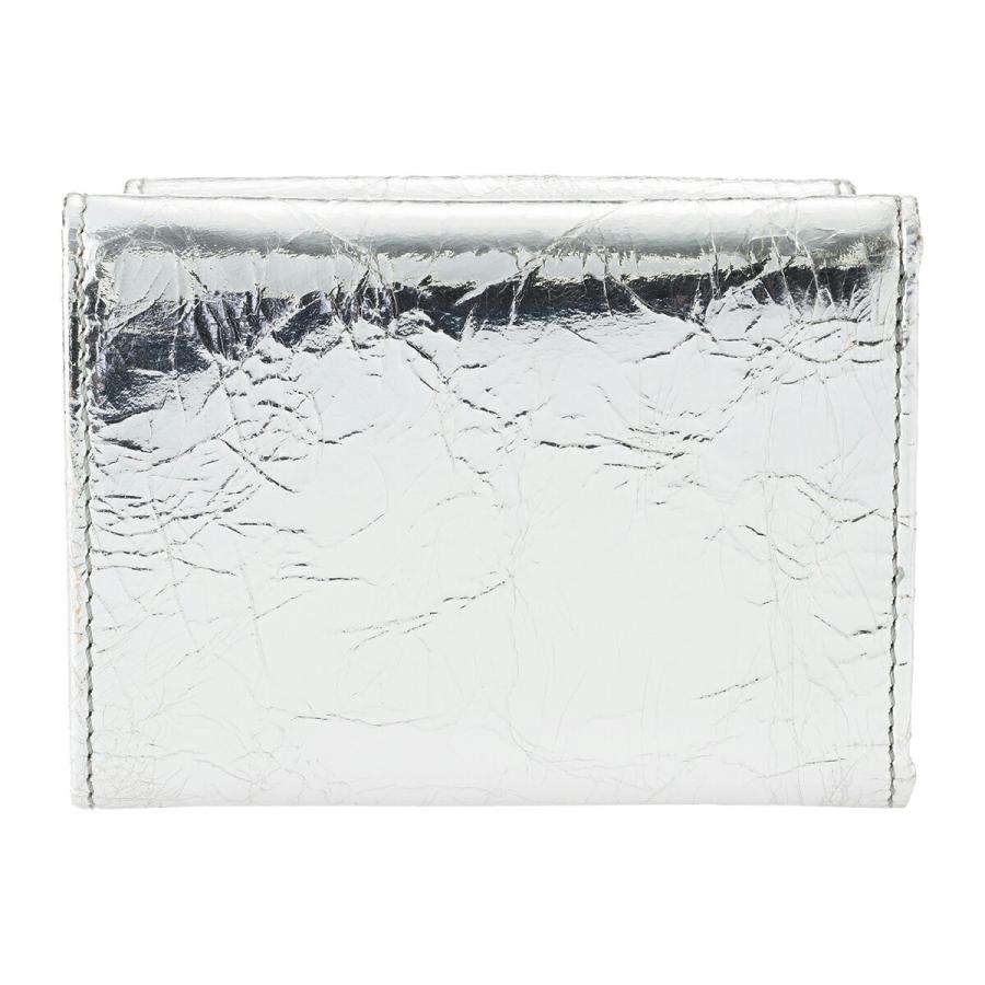 並行輸入 ヴィヴィアン ウエストウッド 3つ折り財布 Vivienne Westwood メタリック クリーシー レザー 5115002TW L00A7 Q401ユニセックス シルバー 銀 | Vivienne Westwood | 01