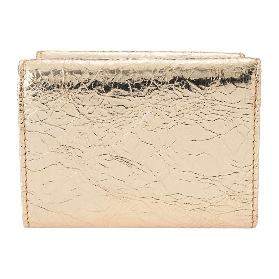 並行輸入 ヴィヴィアン ウエストウッド 3つ折り財布 Vivienne Westwood メタリック クリーシー レザー 5115002TW L00A7 R401ユニセックス ゴールド 金 | Vivienne Westwood | 01