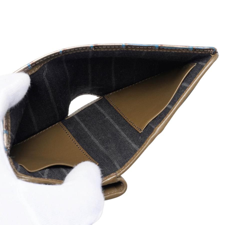 並行輸入 ヴィヴィアン ウエストウッド 2つ折り財布 Vivienne Westwood エンボスド クロコダイル レザー 5115002YW L00A2 D405ユニセックス メタリックブラウン | Vivienne Westwood | 05