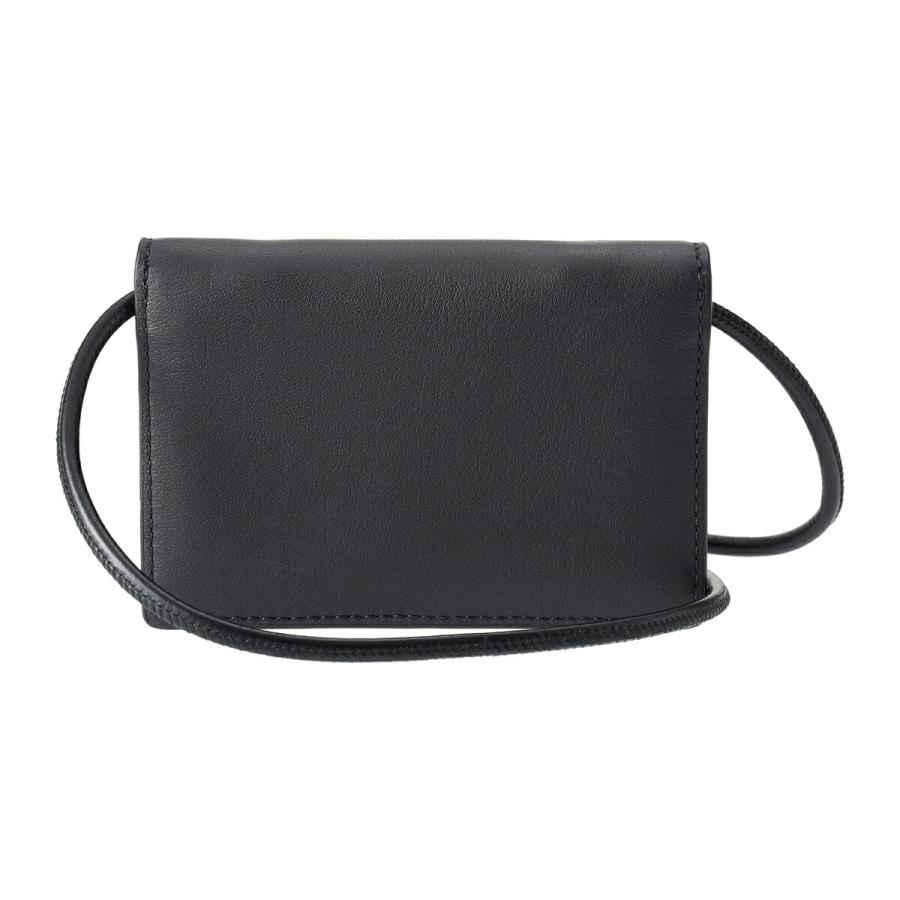 VIVIENNE WESTWOOD カードケース レザー ブラック Vivienne Westwood: ブラック フラップカードケース | SSENSE 日本
