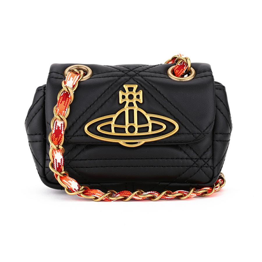 A426 Vivienne Westwood ショルダーバッグ キルティング 黒 Vivienne Westwood（ヴィヴィアンウエストウッド） 並行輸入