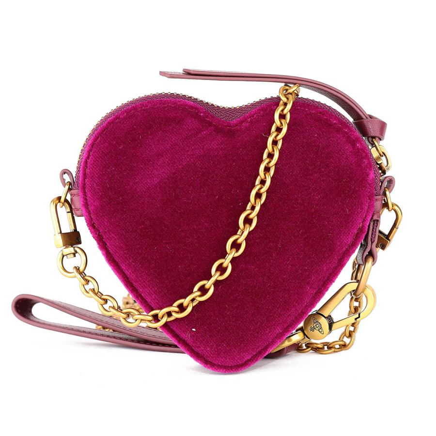 ヴィヴィアン SAFFIANO PRINT HEARTリスレット