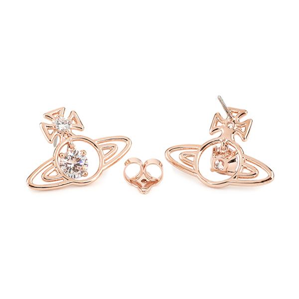 a*a様 【正規品】Vivienne Westwood ローズゴールド ピアス MAYFAIR BAS RELIEF ピアス(ピンクゴールド)（レディース