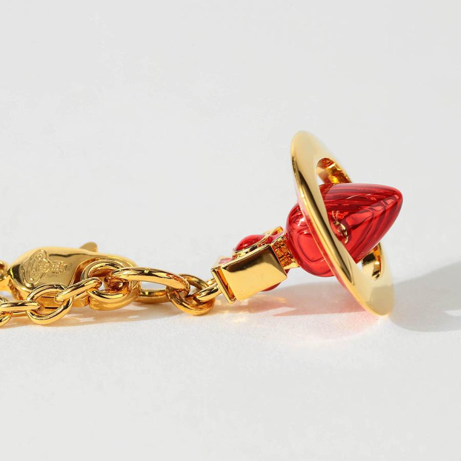 Vivienne Westwood オーブ ブレスレット ゴールド レッド Vivienne Westwood（ヴィヴィアンウエストウッド） 並行輸入