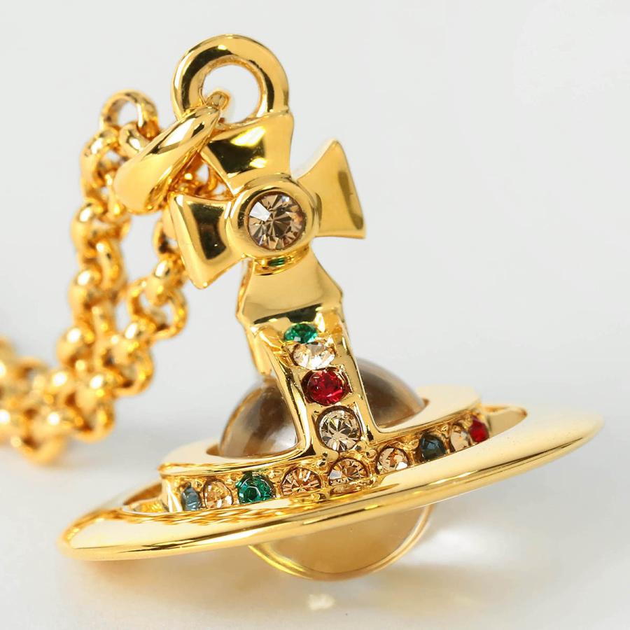並行輸入 ヴィヴィアン ウエストウッド ネックレス Vivienne Westwood ニュー プチ オーブ 63020098 02R001 CN 27723275 R001ユニセックス ゴールド 金_1