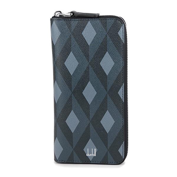 並行輸入 ダンヒル 長財布(ラウンドファスナー) ジップコートウォレット 18F2180CT472 ネイビー 爆買 | dunhill