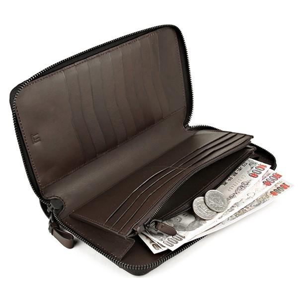 並行輸入 ダンヒル 長財布(ラウンドファスナー) シングルジップオーガナイザー L2A213A ブラック 黒 爆買 | dunhill | 05