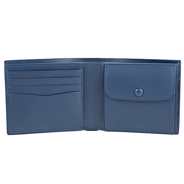 並行輸入 ダンヒル 2つ折り財布 4CC コインパース L2AE32D ブルー 青 爆買 | dunhill | 03