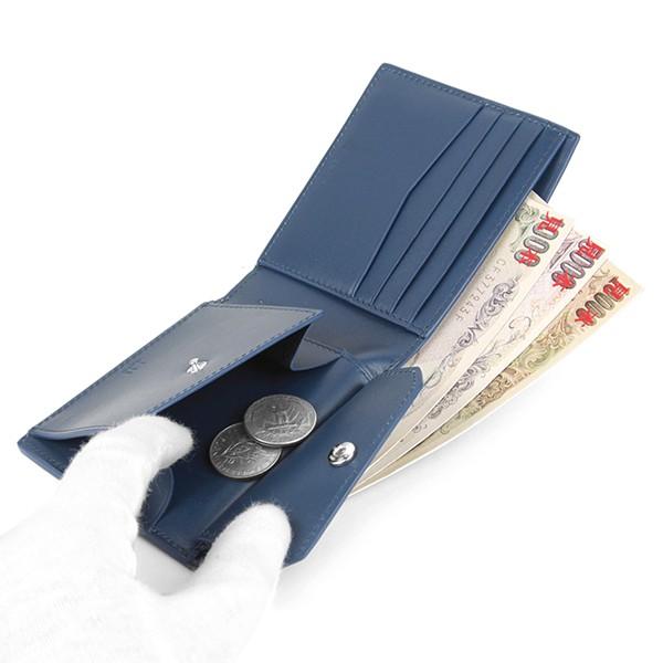 並行輸入 ダンヒル 2つ折り財布 4CC コインパース L2AE32D ブルー 青 爆買 | dunhill | 05