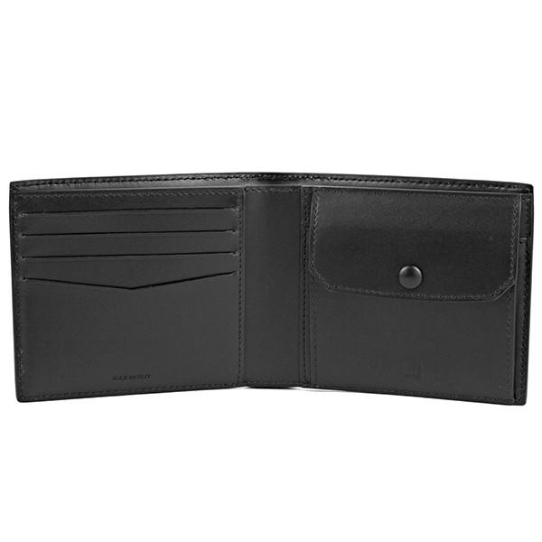 並行輸入 ダンヒル 2つ折り財布 4CC コインパース L2AS32A ブラック 黒 爆買 | dunhill | 03