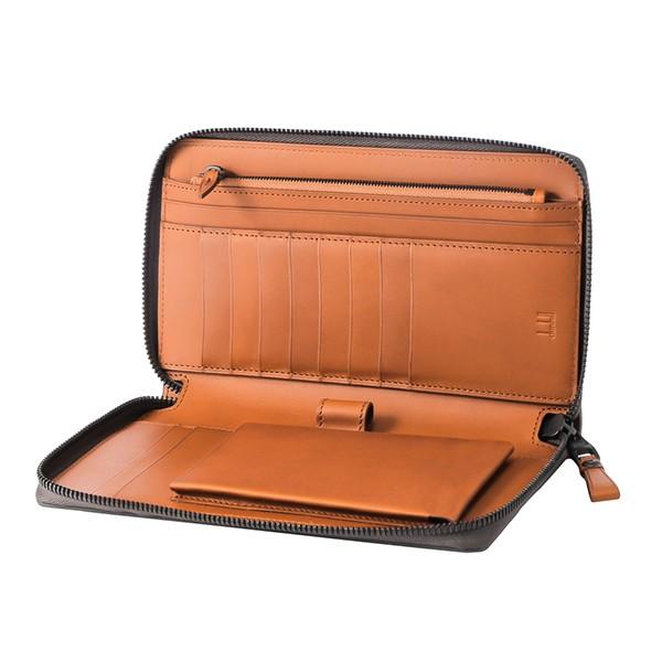 並行輸入 ダンヒル 長財布(ラウンドファスナー) SINGLE ZIP ORGANIZER L2V5D2V ダークグリーン/ライトブラウン 爆買 | dunhill | 03