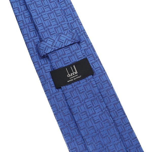 dunhill ダンヒル ネクタイ ロングテールロゴ シルク ウーブン タイ  