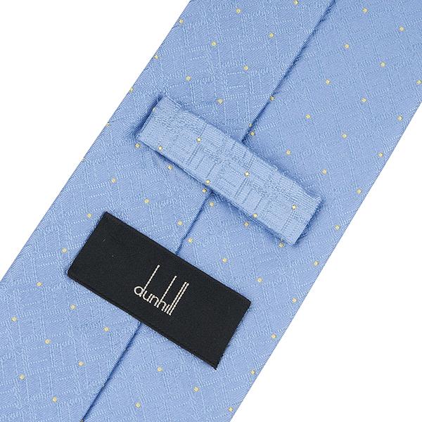 新品 ダンヒル dunhill ネクタイ トランスミッション ダークブルー dunhill（ダンヒル） 並行輸入 ネクタイ シグネチャー ポルカドット