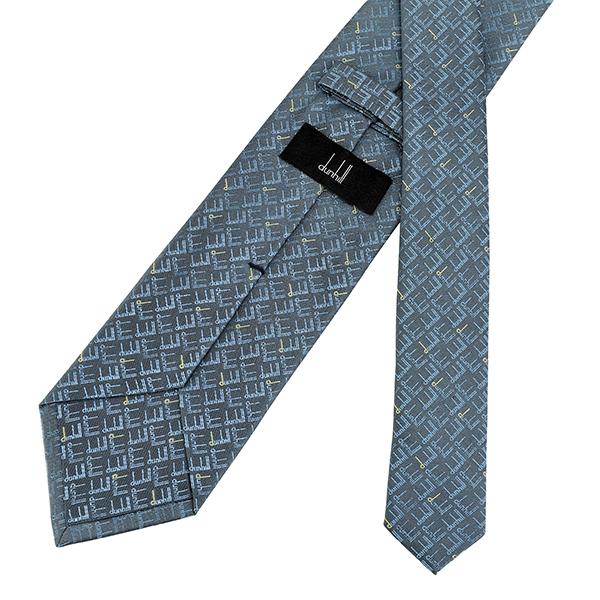 【FA】dunhill ダンヒル ネクタイ　亀甲柄 dunhill ダンヒル 王冠 総柄 シルクネクタイ ブラウン 幾何学柄 - メルカリ