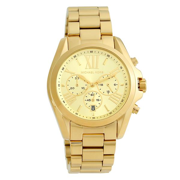 並行輸入 マイケルコース 調節可 MICHAEL KORS BRADSHAW MK5605レディース ゴールド | MICHAEL KORS