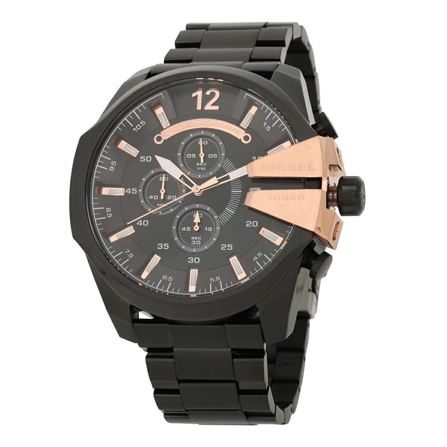 並行輸入 ディーゼル 腕時計 DIESEL メガチーフ DZ4309メンズ ブラック 黒 | DIESEL