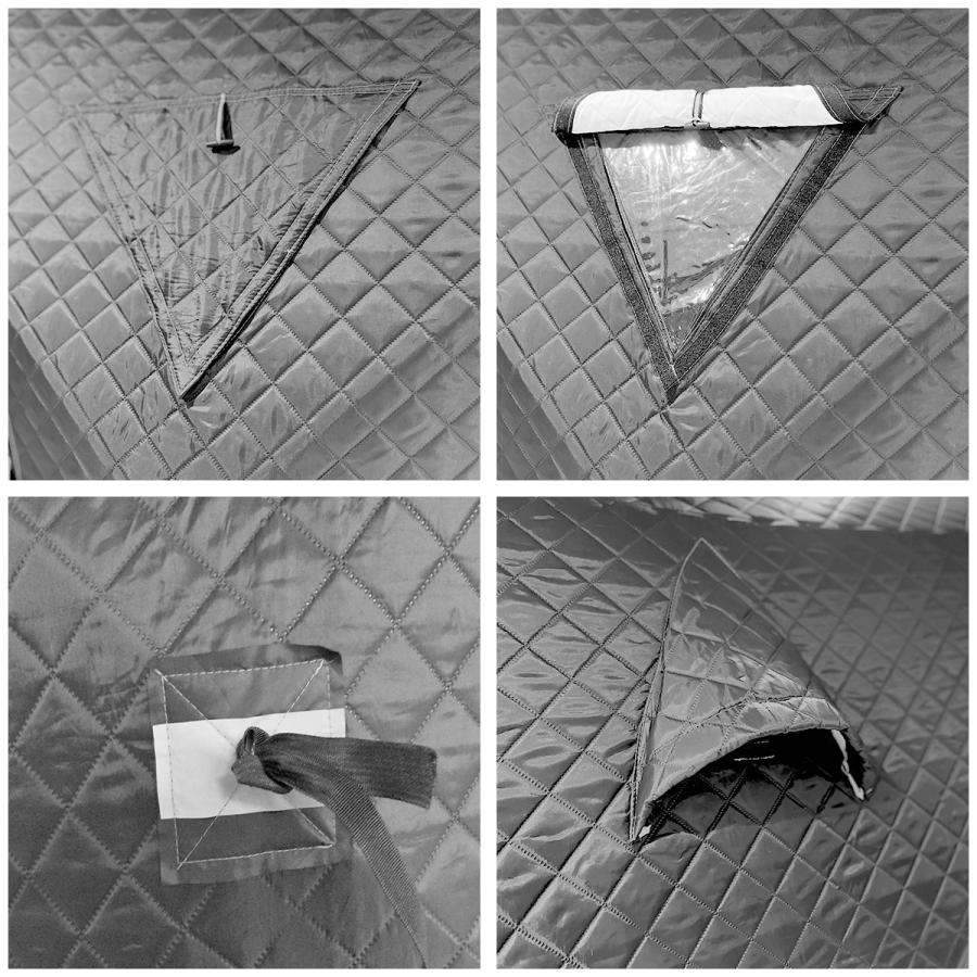 テントサウナ ストーブセット ロウリュ BRUCKE ブリュッケ パノラマビュータイプ 薪ストーブ A-41の画像