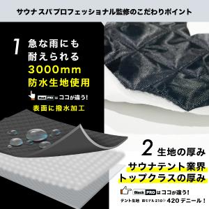 テントサウナ 薪ストーブ セット サウナテント ブリュッケ パノラマ