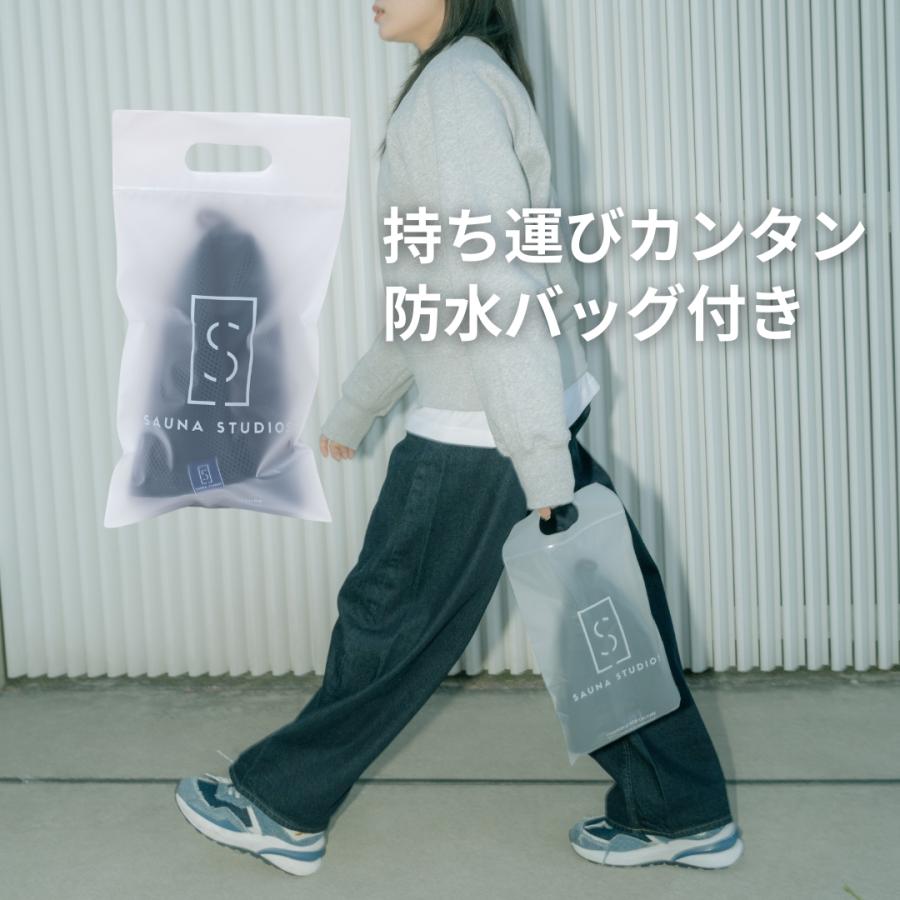 SAUNA STUDIOS] メッシュサウナハット 3Dメッシュ 速乾 軽量 洗濯可 二