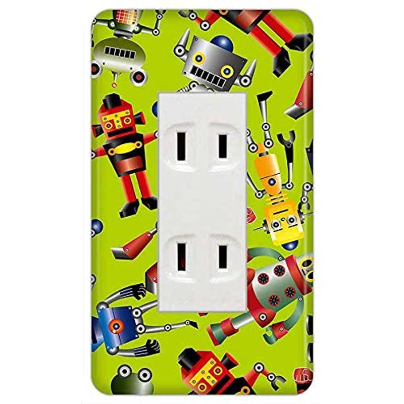 贈る結婚祝い コンセントカバー コンセントプレート コスモシリーズワイド21対応 3口用 可愛いシリーズ イラスト柄 084 スイッチカバー スイッチ Cisama Sc Gov Br