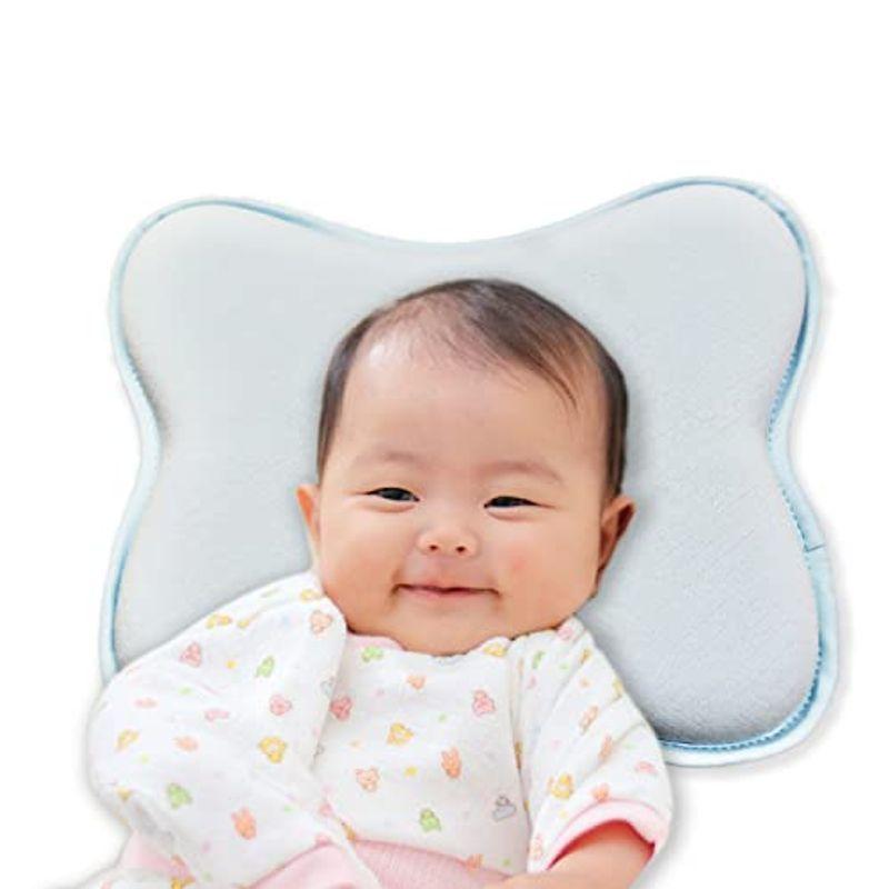 Lihi 039 Sベビーまくら ベビー枕素材100 新生児 3歳向け Baby 赤ちゃん枕 頭の形が良くなる 向き癖防止枕 絶壁頭 斜頭 変形 安売り