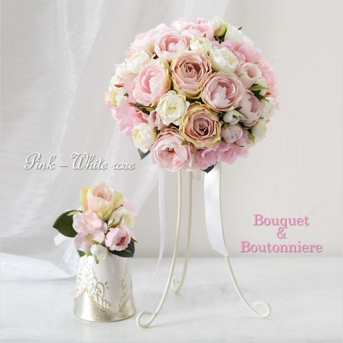 ブーケ 手作りキット クララ 造花 ウェディング 結婚式 ラウンド 丸