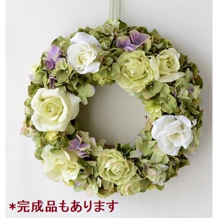 店舗 リース 花 手作りキット 玄関 造花 あじさい 新築祝い ギフト
