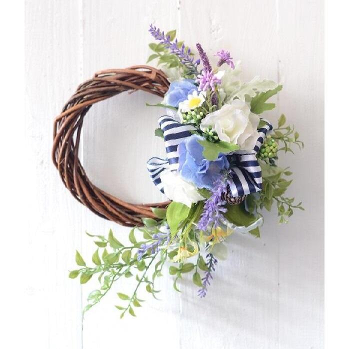 新入荷 流行 リース 手作りキット 母の日 選べる３デザイン ギフト 造花 小花のリース