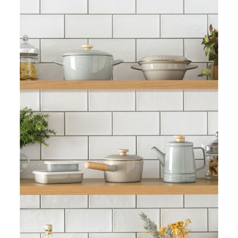 BRUNO（ブルーノ） 公式ブルーノ 富士ホーロー 両手鍋 20cm LED