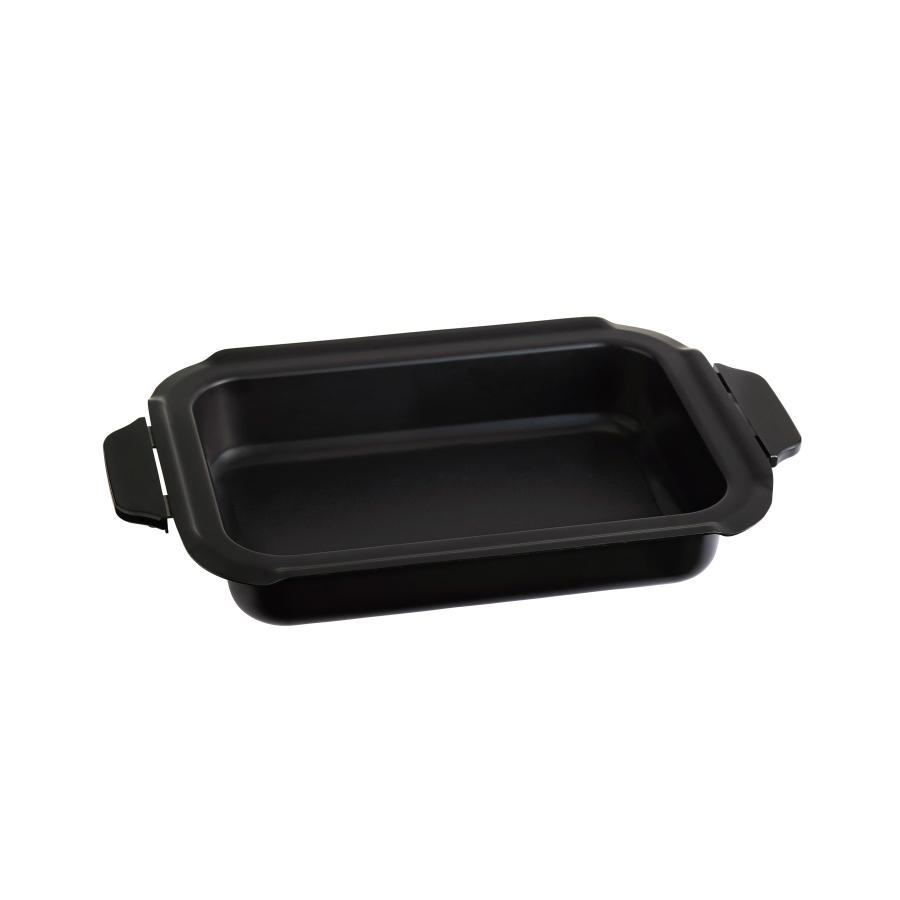 【未使用】BRUNO ホットプレート ブラック コンパクトホットプレート＋セラミックコート鍋(ブラック)セット